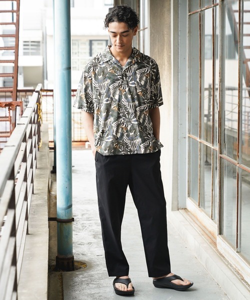 BAYFLOW（ベイフロー） シャツ 半袖 アソート柄シャツ メンズ