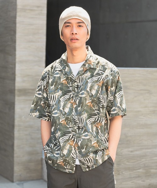 BAYFLOW（ベイフロー） シャツ 半袖 アソート柄シャツ メンズ