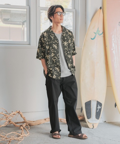BAYFLOW（ベイフロー） シャツ 半袖 アソート柄シャツ メンズ