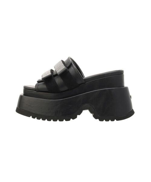 GYDA（ジェイダ） 厚底 サンダル Thick sole bijouストラップサンダル