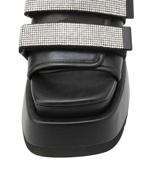 GYDA（ジェイダ） 厚底 サンダル Thick sole bijouストラップサンダル