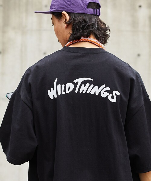 「FREAK'S STORE」 半袖Tシャツ「Wild Thingsコラボ」 SMALL グリーン メンズ_画像3