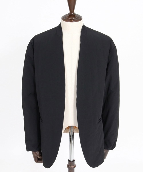 GLIMCLAP ジャケット ノーカラージャケット mj11698-Vertical Quilted