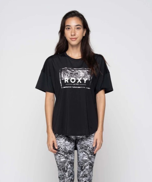 「ROXY」 半袖Tシャツ MEDIUM ブルー レディース_画像4