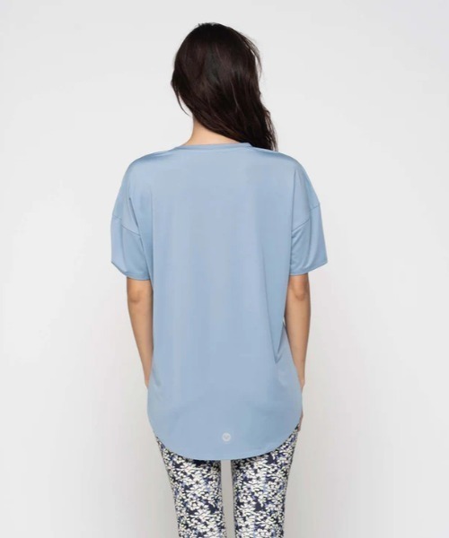 「ROXY」 半袖Tシャツ MEDIUM ブルー レディース_画像5