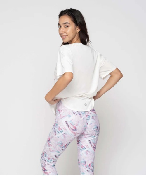 「ROXY」 半袖Tシャツ MEDIUM ブルー レディース_画像7