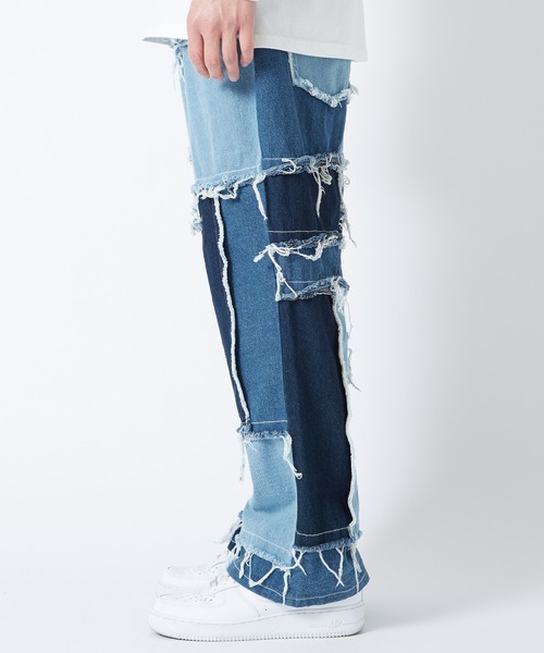 「improves」 デニムパンツ LARGE ブルー メンズ_画像3