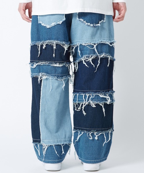 「improves」 デニムパンツ LARGE ブルー メンズ_画像4
