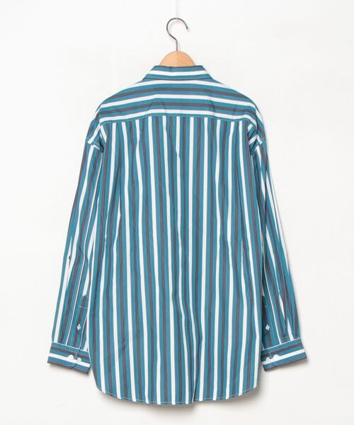 「THOMAS MASON」 長袖シャツ MEDIUM ブルー系その他3 メンズ_画像2