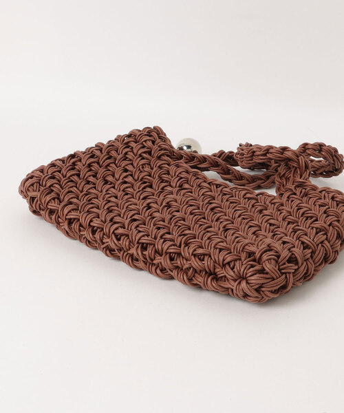 「NKNIT」 ハンドバッグ - ブラウン レディース_画像3