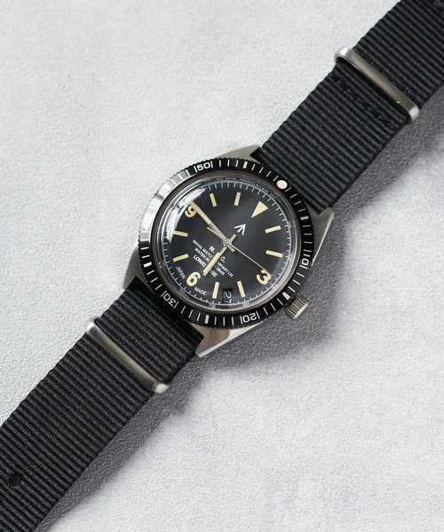 「NAVAL WATCH」 アナログ腕時計 FREE ブラック メンズ_画像9