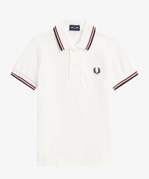 新品　フレッドペリー　ポロシャツ白 FRED PERRY（フレッドペリー） ポロシャツ 別注 ポケット ポロ シャツ