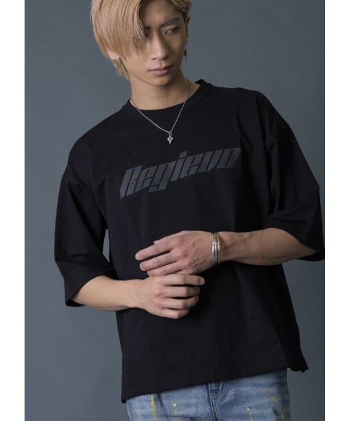 tシャツ Tシャツ メンズ REGIEVO レインボーロゴビッグTシャツ｜zozo｜23