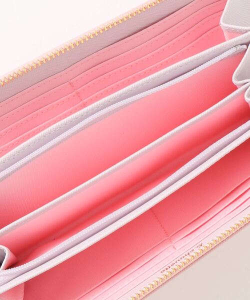 & chouette 財布 ビジューL字ファスナー長財布 レディース