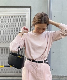 Bonjour Sagan tシャツ ラウンドカットロンT レディース