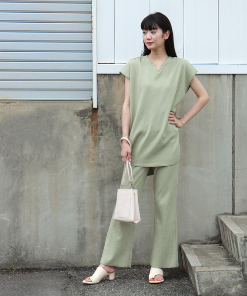 To the sea（トゥーザシー）の「【3点SET】ワッフルVネックT