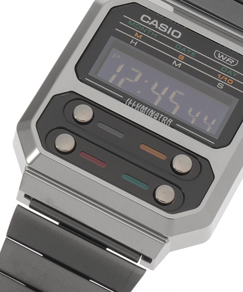 CASIO A100WEGG-1AJF ガンメタリック 生産完了品 エイリアン