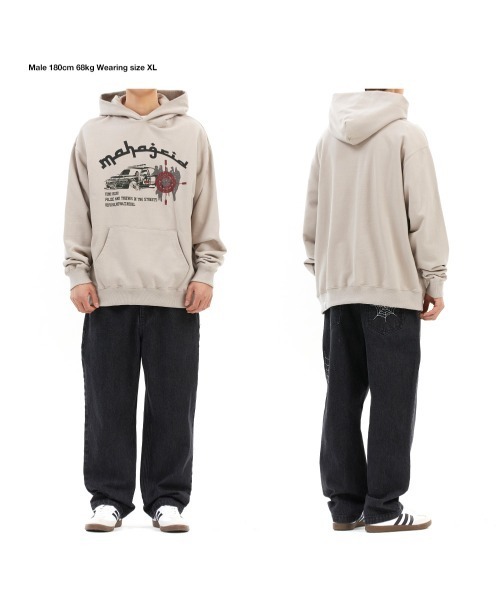 パーカー 「mahagrid/マハグリッド」TARGET HOODIE/ターゲット プルオーバーパーカー レディース メンズ MAHAGRID パーカー 「mahagrid/マハグリッド」TARGET HOODIE