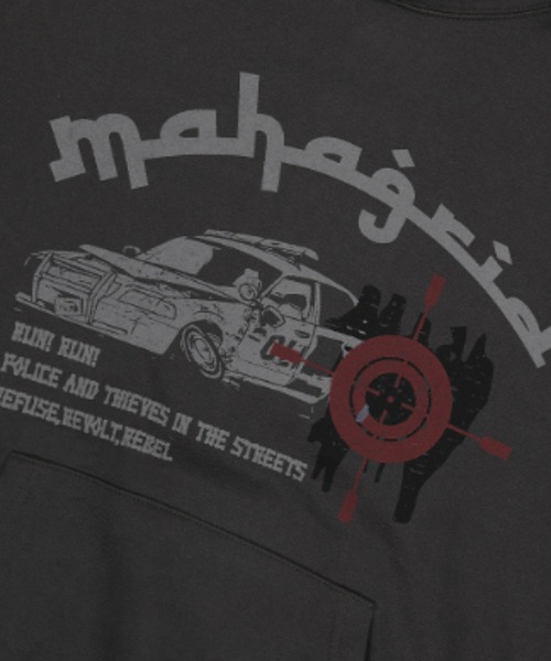 MAHAGRID パーカー 「mahagrid/マハグリッド」TARGET HOODIE