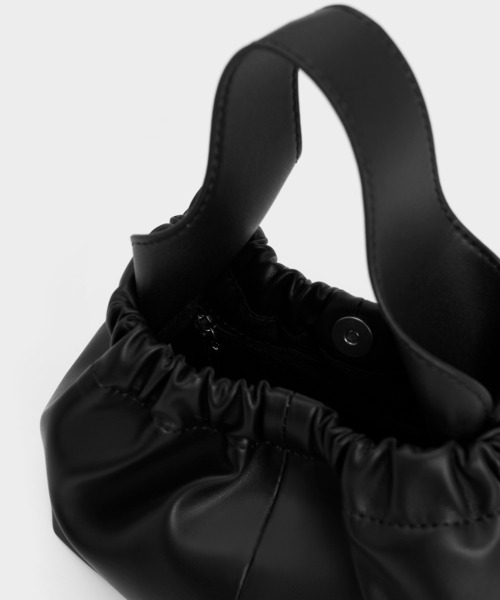★ ★ルーシュ ショルダーバッグ CHARLES ＆ KEITH ショルダーバッグ バッグ Ally アリー