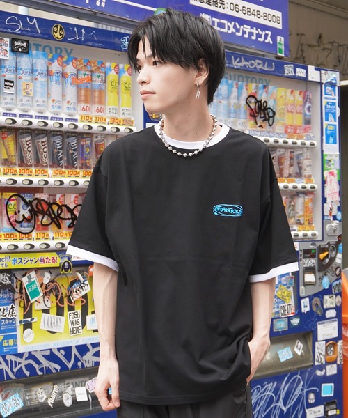 tシャツ Tシャツ メンズ 「STAYGOLD」グラフィティ リンガーネック Tシャツ / Graffiti ringerneck T-shirt｜zozo｜21