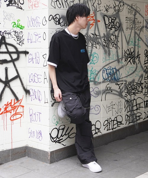 tシャツ Tシャツ メンズ 「STAYGOLD」グラフィティ リンガーネック Tシャツ / Graffiti ringerneck T-shirt｜zozo｜23