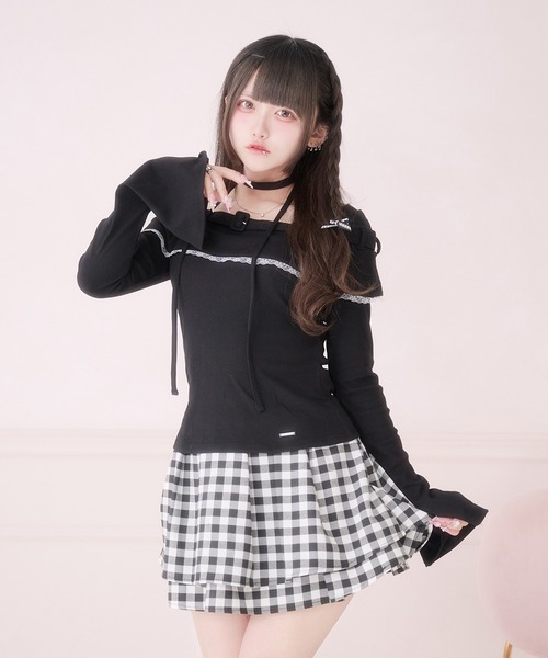 ebure エブール ボリューム　フレアスカート　白　日本製 M323 ebure エブール ボリューム フレアスカート 白 日本製 M323 【公式通販】