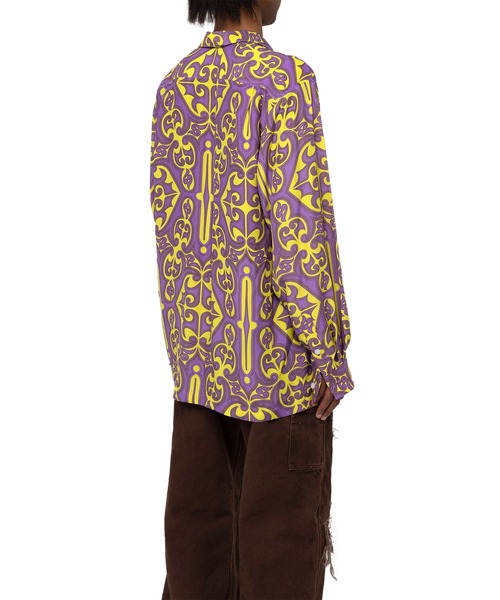 KAMIYA シャツ Monogram Long Sleeve Shirt メンズ : ZOZOTOWN Yahoo 