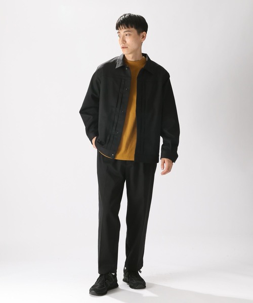 ニコアンド　Gジャン　ブラック Levi's(リーバイス) 30th 別注 Type 1 Trucker Jacket BLACK