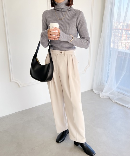 ショルダーバッグ バッグ PUワンハンドル ハーフムーンバッグ