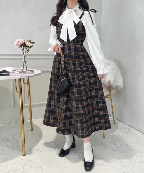 apres jour（アプレジュール） ワンピース アソートチェックフレア