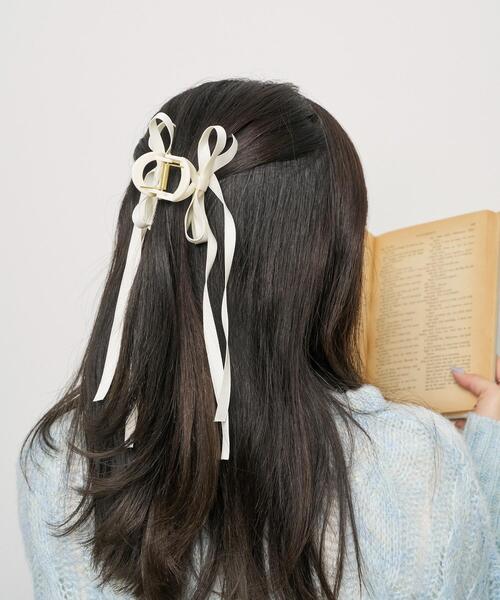 WEGO（ウィゴー） ヘアクリップ WEGO/ロングリボンバンスクリップ