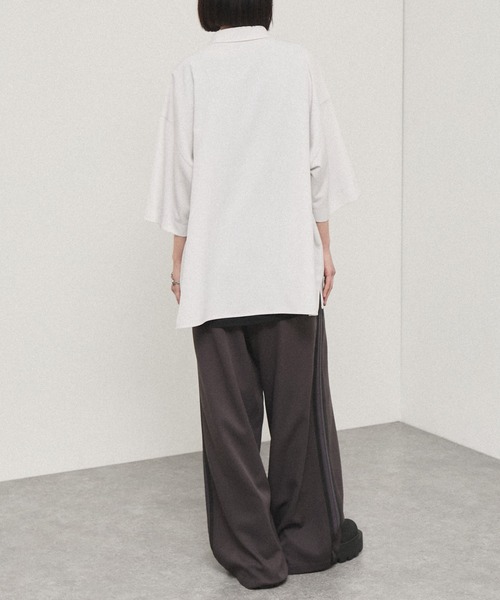 ワイドパンツ パンツ 「Alfred Alex」「セットアップ対応」ダブル