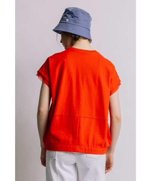 AULA AILA tシャツ レースコンビネーションTシャツ レディース