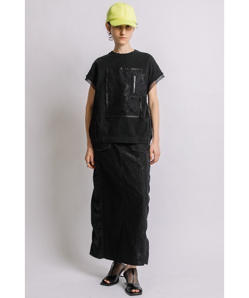 AULA AILA tシャツ レースコンビネーションTシャツ レディース