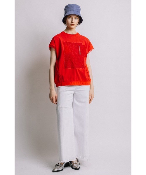 AULA AILA＞ レースチュニックTシャツ | SHINKI