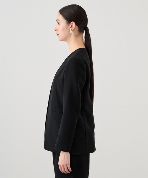 ANAYI ジャケット ノーカラージャケット 「セットアップ対応商品