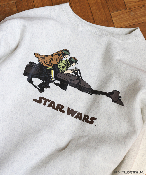 トレーナー スウェット 「STAR WARS」CHAMPION 別注リバースウィーブ 