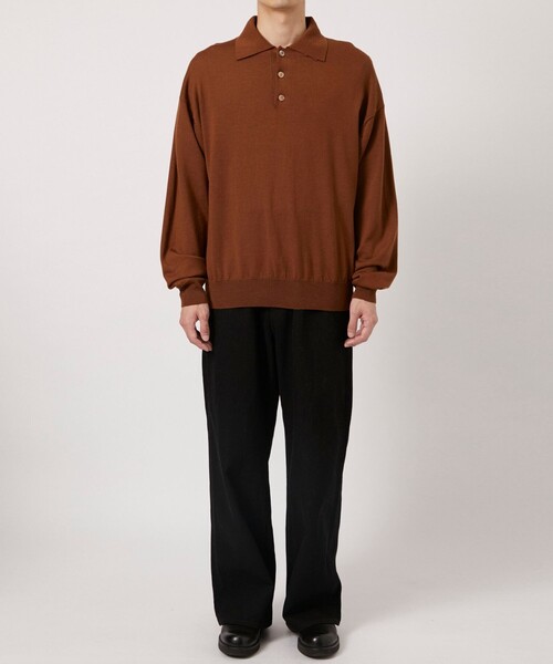 STUDIOUS ポロシャツ 「nakedgauge/ネイキッドゲージー」80 POLO