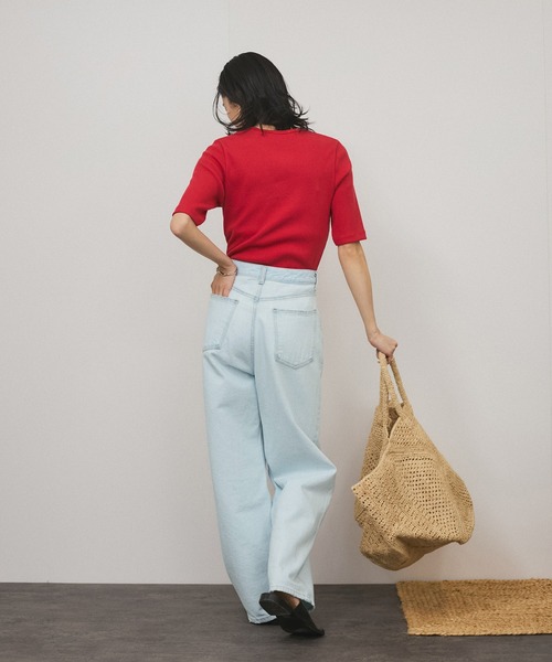 クールカレアン　デニムパンツ SOTT ジーンズ デニム デニムパンツ Curved Denim Pants