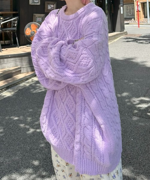 Alley Tokyo ニット セーター ケーブル モンスターケーブルニットプル