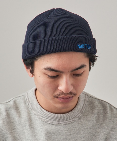 nautica ボンボンニット帽 NAUTICA（ノーティカ）の「NAUTICA/ノーティカ Bonbon Knit Cap