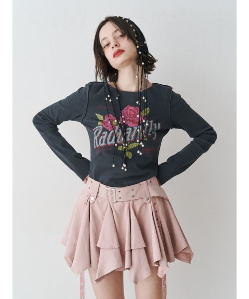 jouetie tシャツ モチーフフィットロンT レディース : ZOZOTOWN