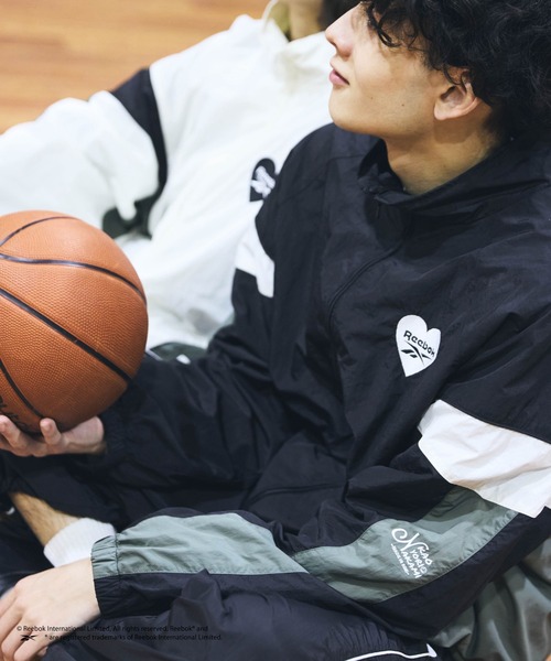 kaoyorinakami ブルゾン アウター Reebok nylon jacket
