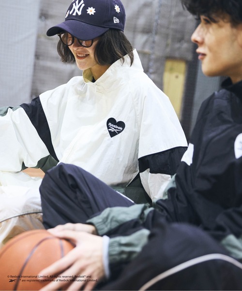 kaoyorinakami ブルゾン アウター Reebok nylon jacket