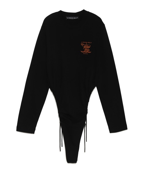 tシャツ Y/PROJECT(ワイ プロジェクト) EVERGREEN PARIS' BEST EMBROIDERED BODY レディース