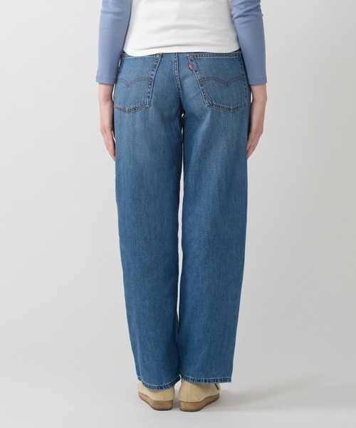 デニム・ジーパン Levi's FW25 BAGGY DAD LEO (A3494 0078) Baggy Dad Linen+ Denim Lightweight Women's Jeans - Dark Wash