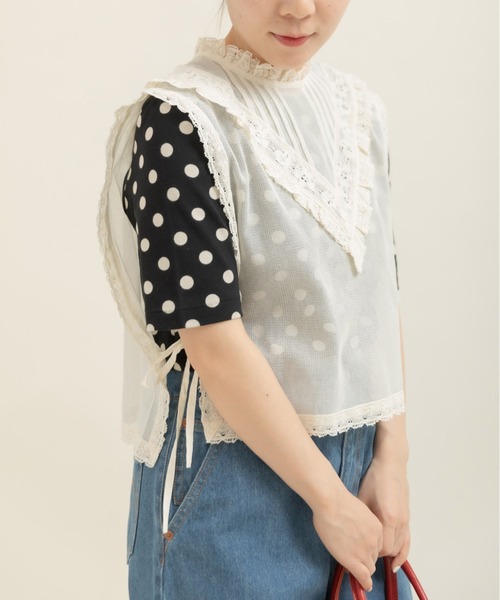 シャツ/ブラウス(半袖/袖なし) Dot&amp;StripesCHILDWOMA Dot＆Stripes CHILD WOMAN（ドット＆ストライプス チャイルドウーマン