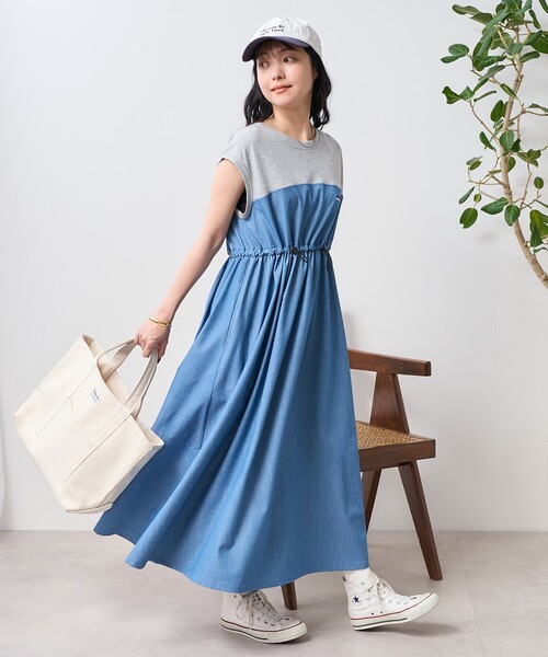 ワンピース デニムフレアワンピース : ZOZOTOWN Yahoo!店 - 通販