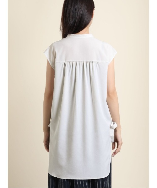 「m.f.editorial」 ノースリーブチュニック LARGE グレー レディース
